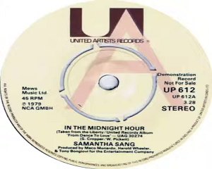 SAMANTHA SANG - In The Midnight Hour (1979)