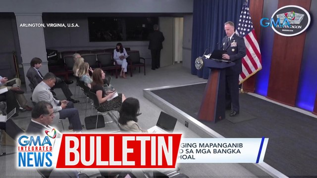 U.S. Pentagon, nababahala sa naging mapanganib na aksiyon ng China coast guard sa mga bangka ng PH Navy malapit sa Ayungin Shoal | GMA Integrated News Bulletin