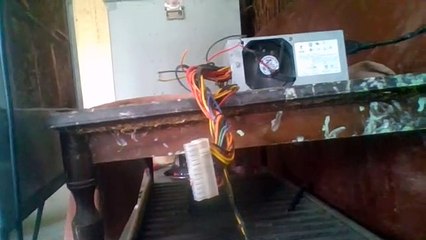 run 12 volt fan with pc power supply