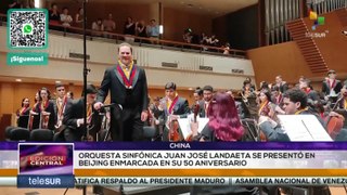 Orquesta Juan José Landaeta deleitó a Beijing por los 50 años de relaciones China-Venezuela