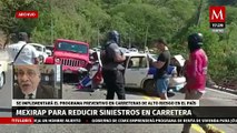 Implementan programa 'Mexirap' para reducir los accidentes en las carreteras del país