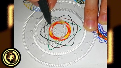  DIBUJANDO con un espirógrafo circular  (Video 12)