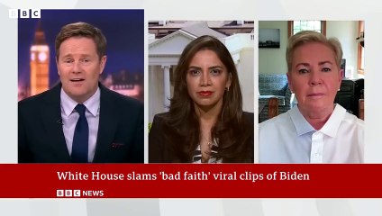 White House slams  bad faith  viral clips of Joe Biden _ BBC News