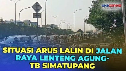 Jalan Raya Lenteng Agung dan TB Simatupang Jaksel Ramai Cenderung Padat Usai Libur Iduladha