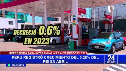 ¡Economía peruana se recupera! Crecimiento del PBI alcanza 5.28% en abril