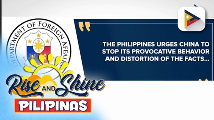 China, hinimok na tigilan na ang mga agresibong pagkilos at maging sinsero sa pakikipagdiyalogo