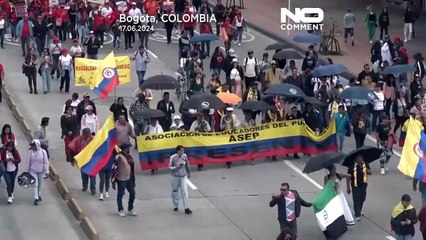 آلاف المعلمين الكولومبيين يتظاهرون ضدّ مشروع قانون لإصلاح التعليم