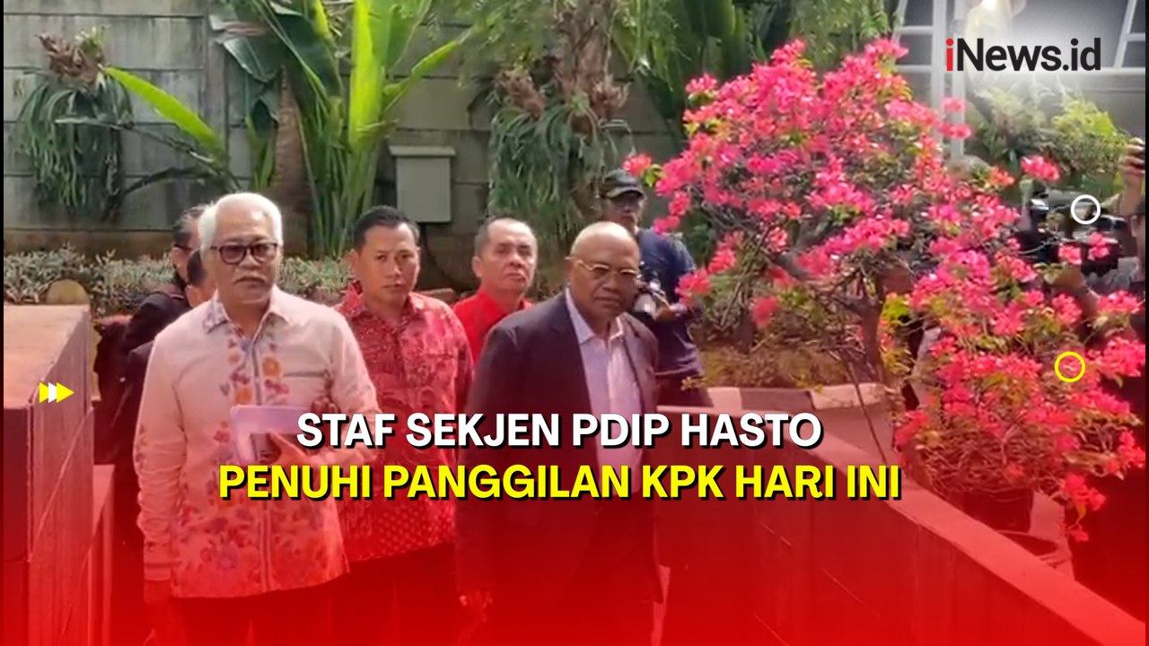 Dipanggil KPK Terkait Kasus Harun Masiku, Staf Hasto PDIP Kusnadi Tiba di KPK
