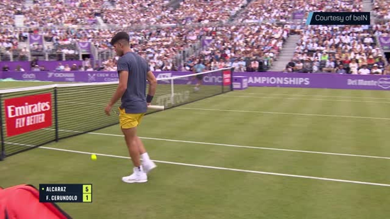 Alcaraz second set comeback too much for Cerundolo