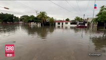 Ciclón tropical “Alberto” provoca inundaciones en Quintana Roo, Yucatán y Campeche
