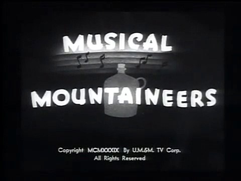 Betty Boop (1939) Musical Mountaineers, animated cartoon character designed by Grim Natwick at the request of Max Fleischer.