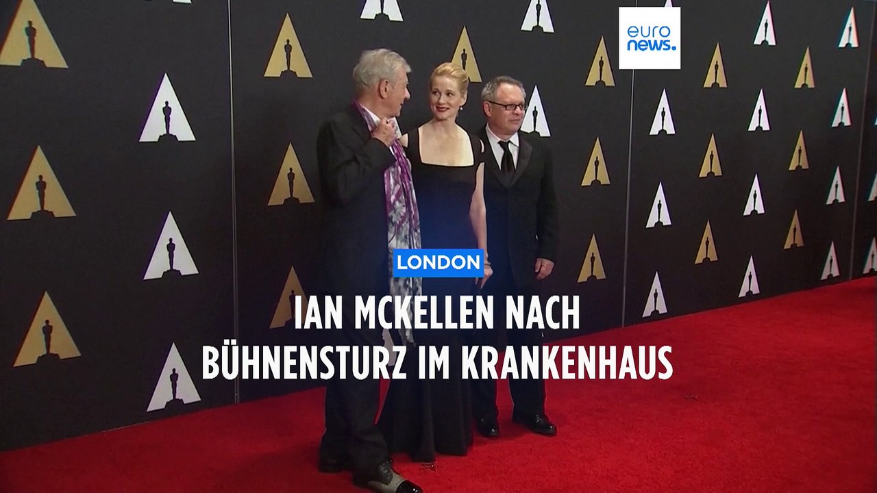 'Er schrie vor Schmerz auf': 85-Jähriger Ian McKellen von der Bühne gestürzt