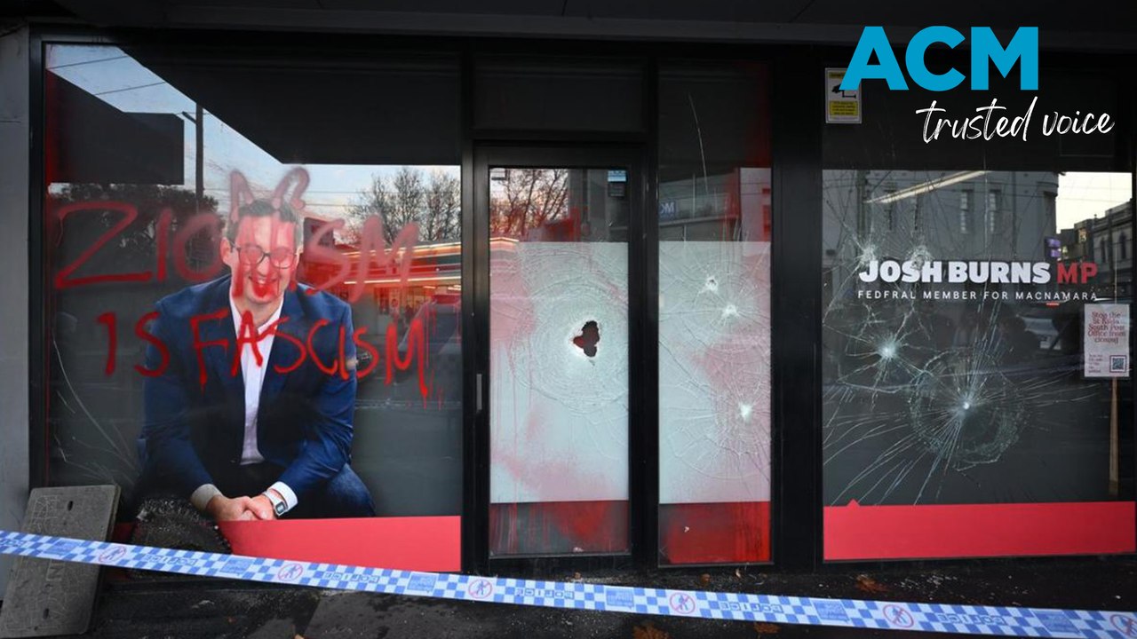 Jewish MP Josh Burns' office set alight and defaced near Melbourne