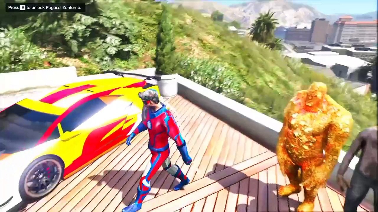 Dangerous Villain Playing A Hide N Seek Game With Rope Hero, Tipson, Mutant, Superhero, Grandpa, and Granny In Los Santos | Rope Hero Gaming