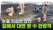 '남의 나라서 뭐하는 거냐'...제주 길거리에서 대변 본 중국인 [지금이뉴스] / YTN