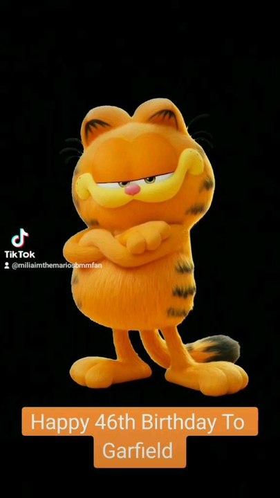 Happy 46th Birthday To Garfield