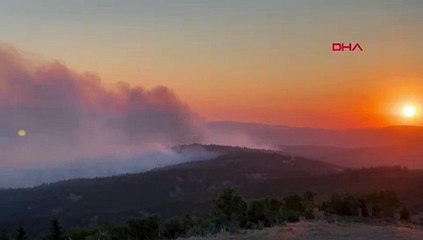 Bir ilimiz alevlere teslim: Havadan müdahale yeniden başladı