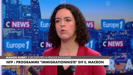 Manon Aubry : «La préférence nationale, inscrite dans la Loi immigration, est une remise en cause de nos principes»