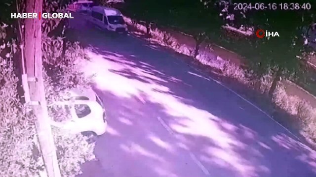 Direksiyon hakimiyetini kaybedince, dereye böyle uçtu