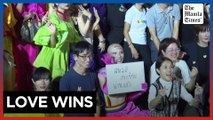 Celebrations in Bangkok as Thailand approves same-sex marriage