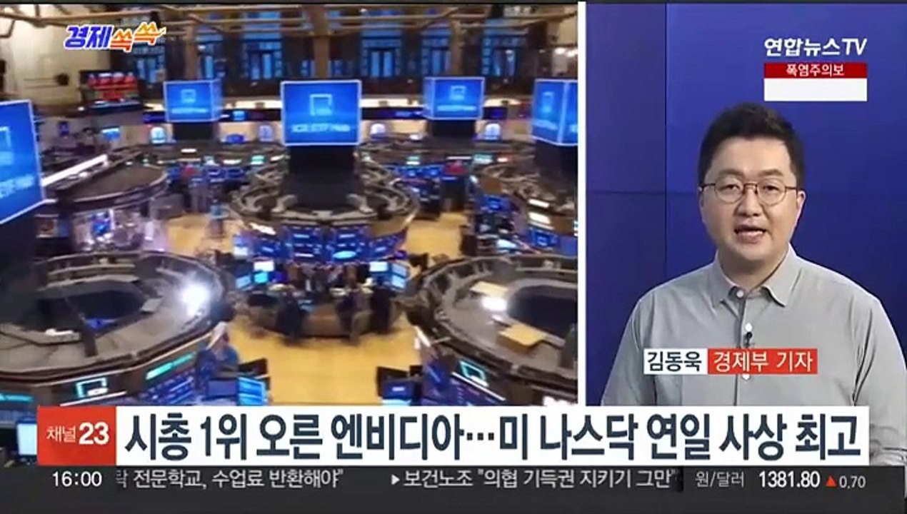 [경제쏙쏙] 시총 1위 오른 엔비디아…몰려드는 서학개미