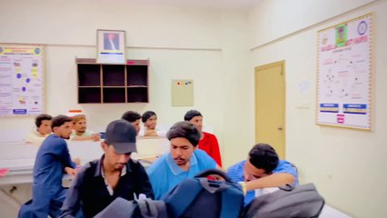 During lecture in class