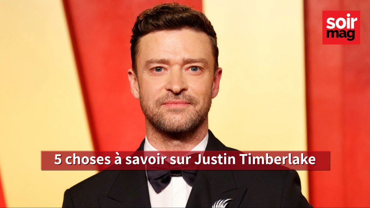 5 choses à savoir sur Justin Timberlake