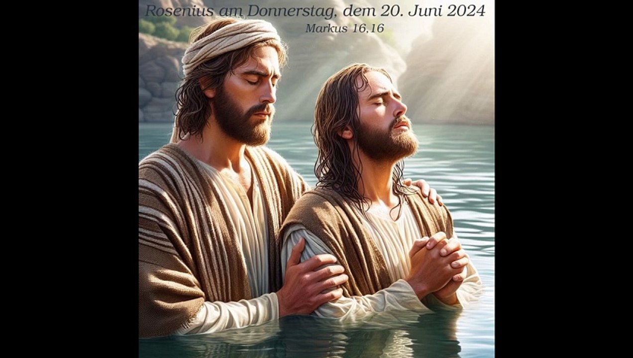 Rosenius am Donnerstag, dem 20. Juni 2024 zu Markus 16,16