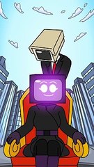 LEFT or  RIGHT  TV WOMAN Edition Cartoon Animation