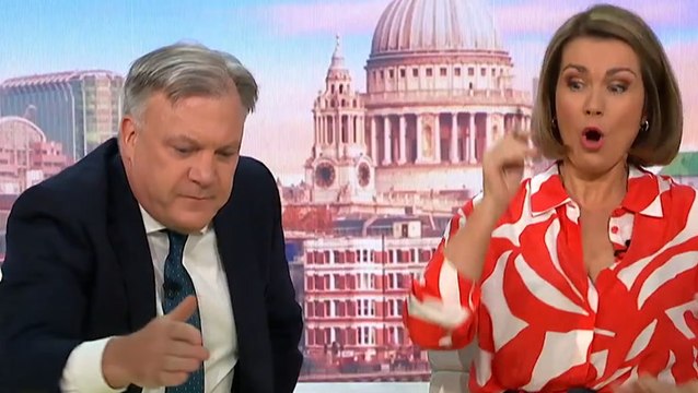 Susanna Reid screams as Ed Balls swats fly live on GMB