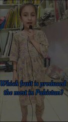 Zahra batool quality Pakistan sabse jyada kaun sa fal hota Hai #sindhitv #pakistan