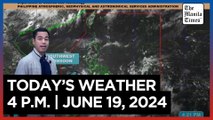 Today's Weather, 4 P.M. | June 19, 2024