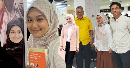 Bijak Anak Pelakon Ni, Jadi Penterjemah Buku Korea Ke Bahasa Melayu!