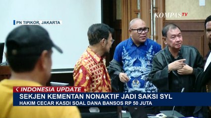 Скачать видео: Sidang Korupsi SYL, Sekjen Kementan Nonaktif Dicecar soal Bansos Rp50 Juta