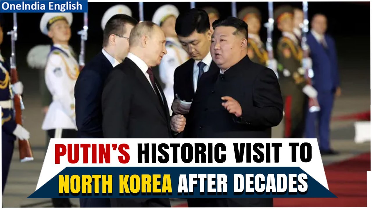 Vladimir Putin Arrives In North Korea To Meet With Kim Jong Un, Aiming To Strengthen Ties