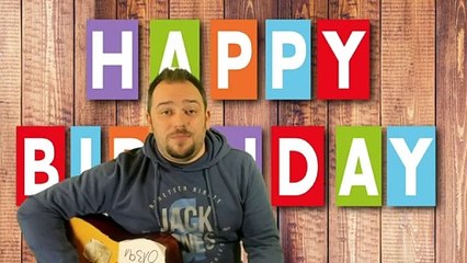 Happy Birthday, J! Geburtstagsgrüße an J