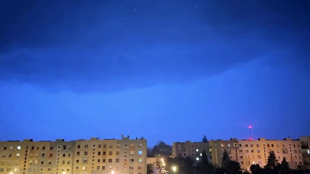 Burza nad Olesnem. Wideo - Dariusz Domagała [MD]