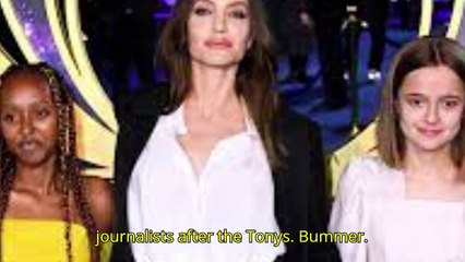 Angelina Jolie Just Won Her First Tony Award & Owes It All To Daughter Viv