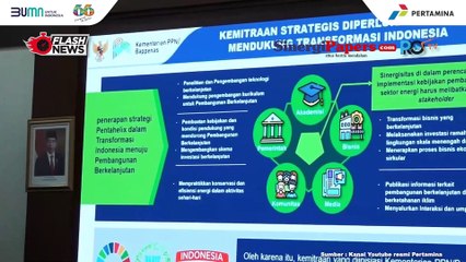 Wujudkan Indonesia Emas, Pertamina Terapkan Ekonomi Hijau Dan Transisi Energi Bersama Bappenas