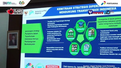 Wujudkan Indonesia Emas, Pertamina Terapkan Ekonomi Hijau Dan Transisi Energi Bersama Bappenas