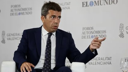Mazón contraataca la "financiación singular" de Cataluña