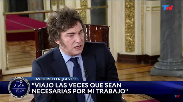Milei sobre sus reiterados viajes al exterior: No es lo mío viajar