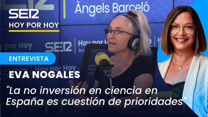 Eva Nogales, científica, "Para mi ha sido tan o más inspirador el ejemplo de mi profesora de instituto que el de un o una premio Nobel"