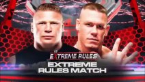 WWE Extreme Rules 2012 - Brock Lesnar vs John Cena (Extreme Rules Match)