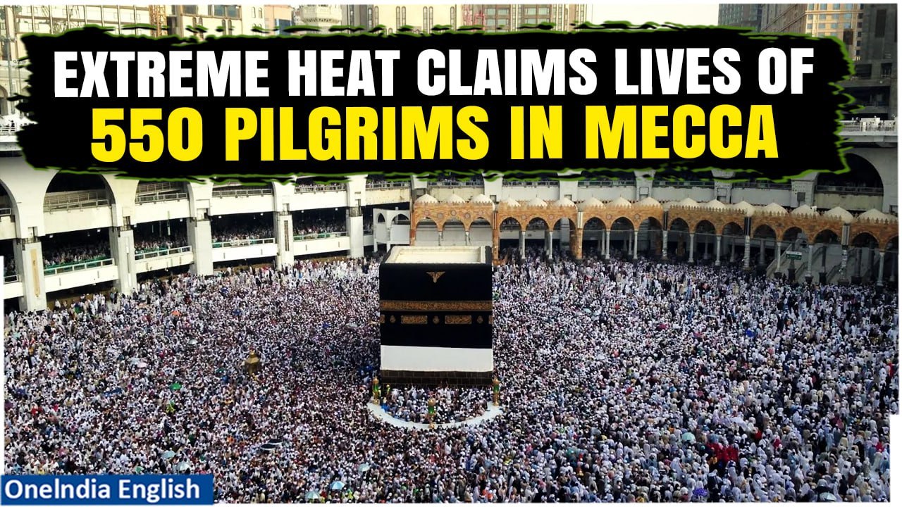 Hajj: Over 500 Pilgrims Dead in Makkah Due to Heat Stroke, Temperature Crosses 50 Degrees