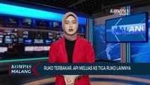 4 Ruko di Kota Malang Ludes Terbakar