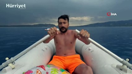 Salda gölünün ortasında can pazarı!