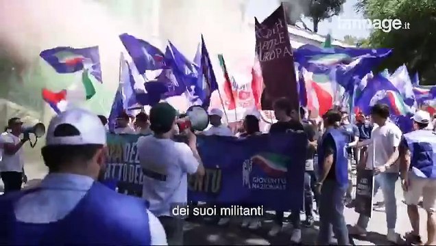 Avanza el fascismo entre los jóvenes que siguen a Meloni