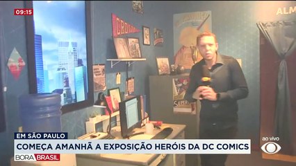 Exposição de heróis da DC Comics estreia em SP