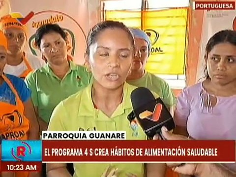 INN crea hábitos saludables con alimentación 4S en la pquia. Guanare